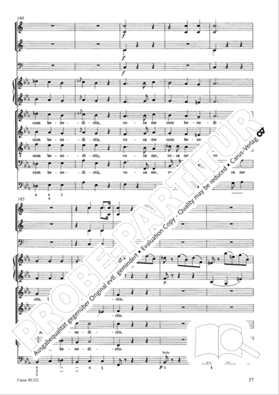 Requiem in C minor 4-Part scores gallery preview page 43