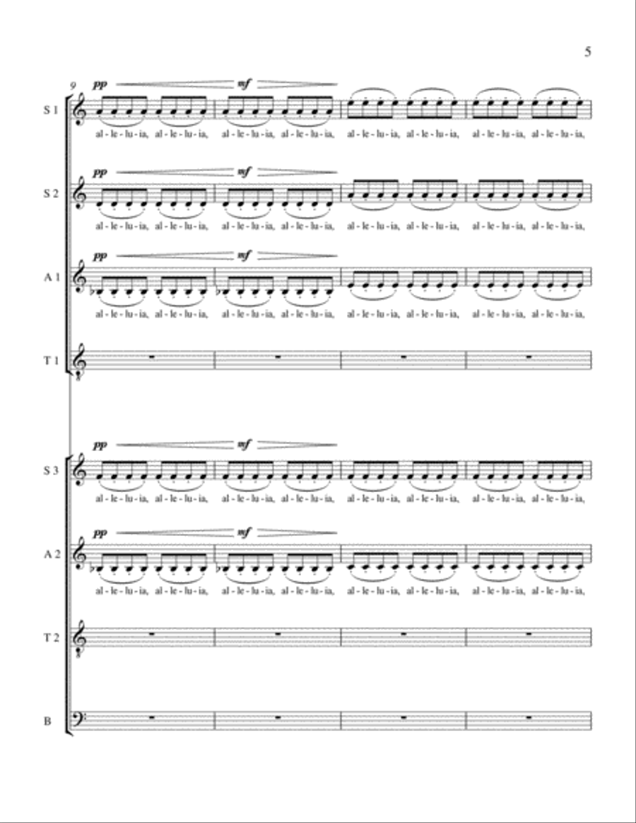 Regina Coeli à 8 Divisi scores gallery preview page 5
