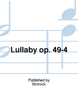 Lullaby op. 49-4