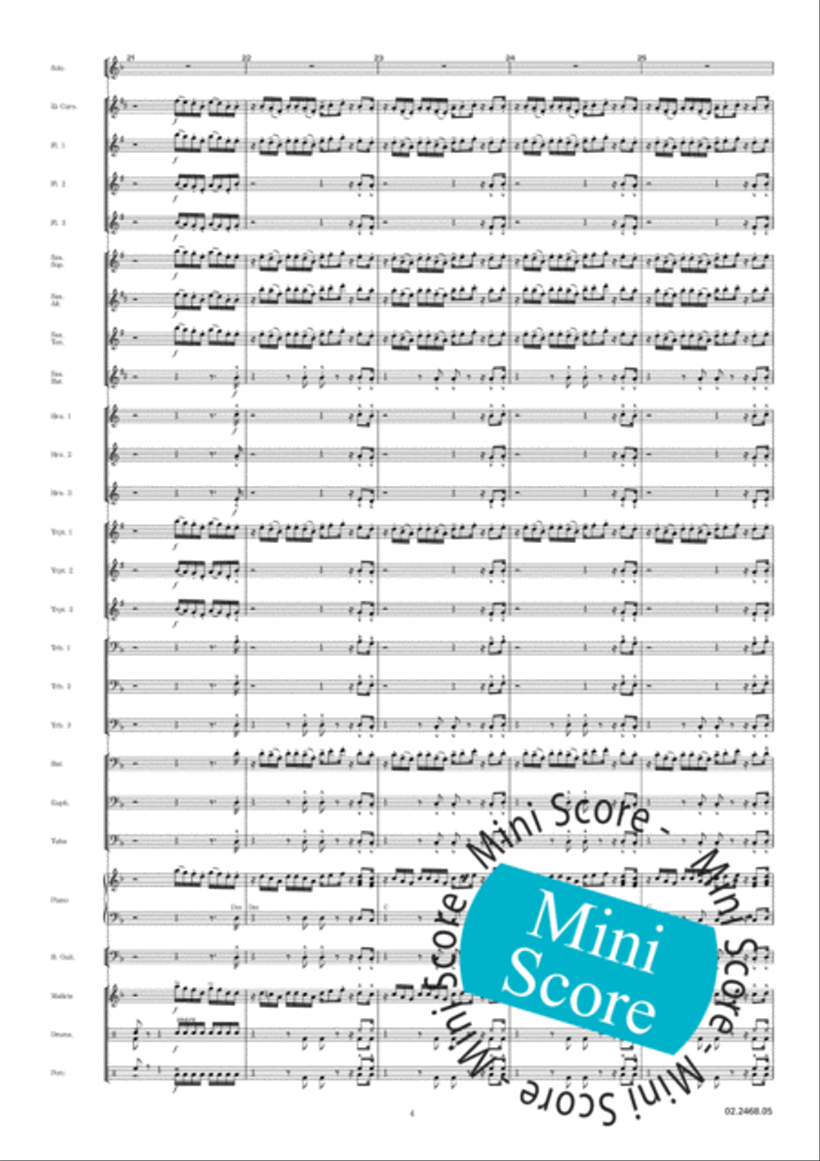 Gloria Estafette Big Band scores gallery preview page 8
