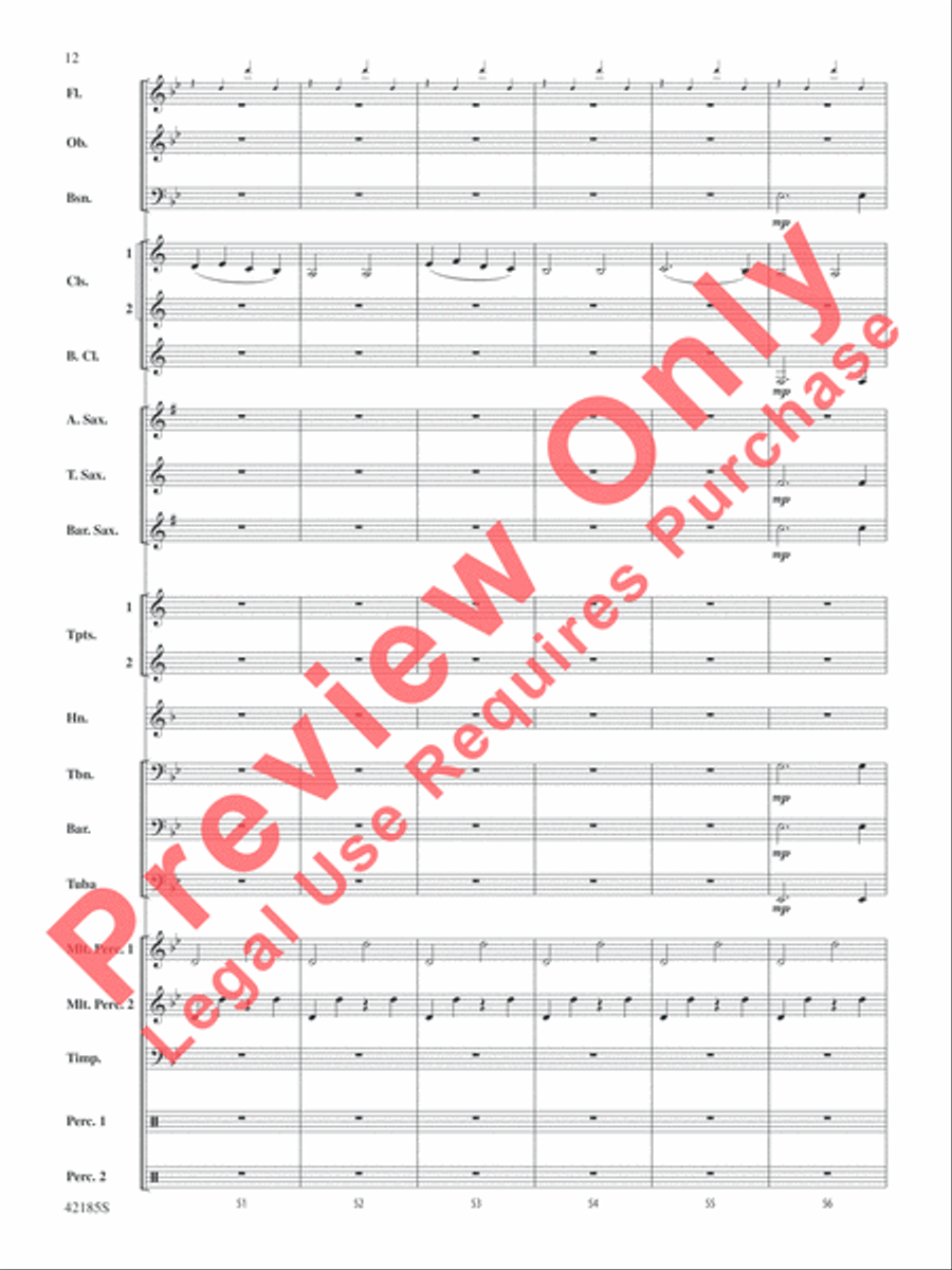 Man of Steel, Selections from Concert Band scores gallery preview page 13