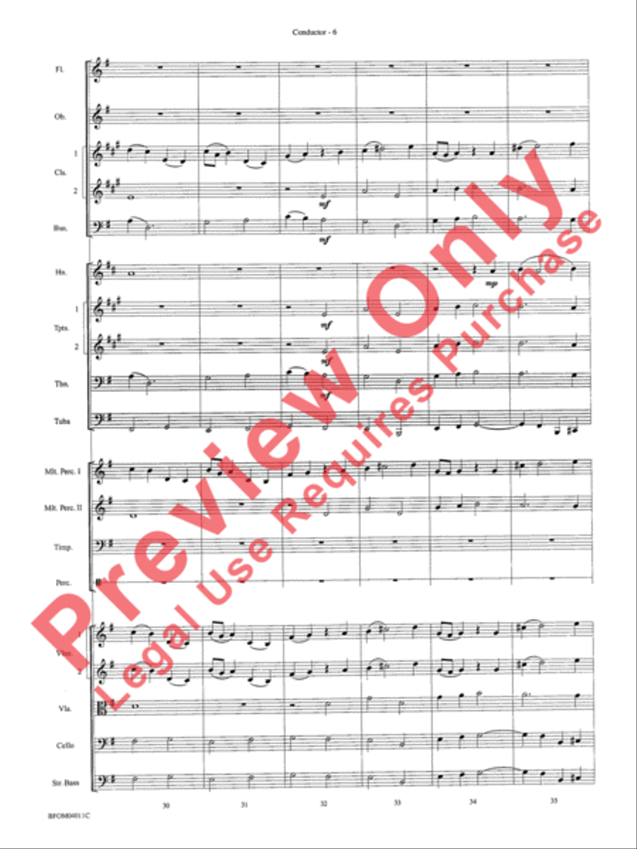 Sleepers Wake (More of the Best of Bach) Full Orchestra scores gallery preview page 8