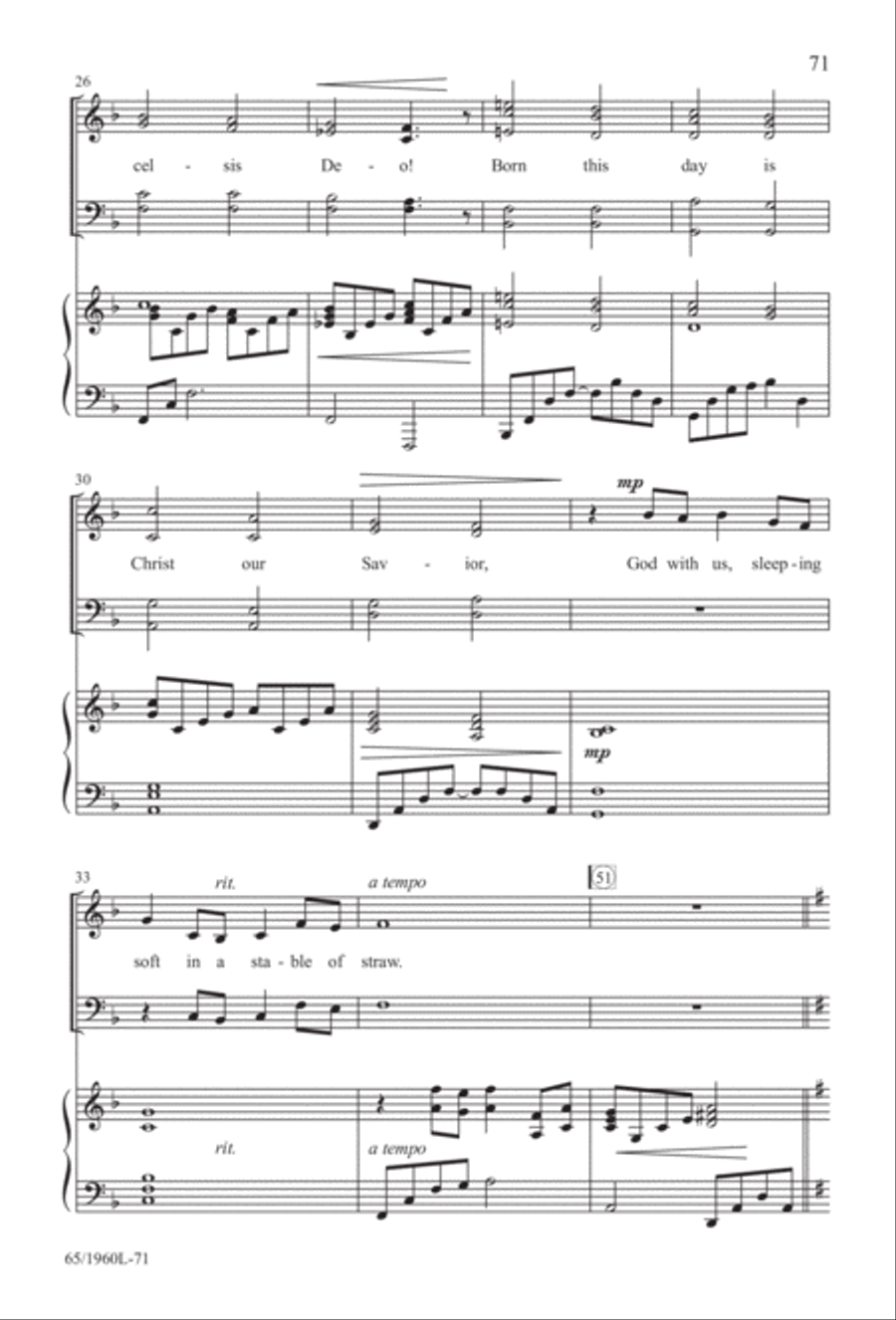A New Birth...A New Beginning 4-Part scores gallery preview page 72