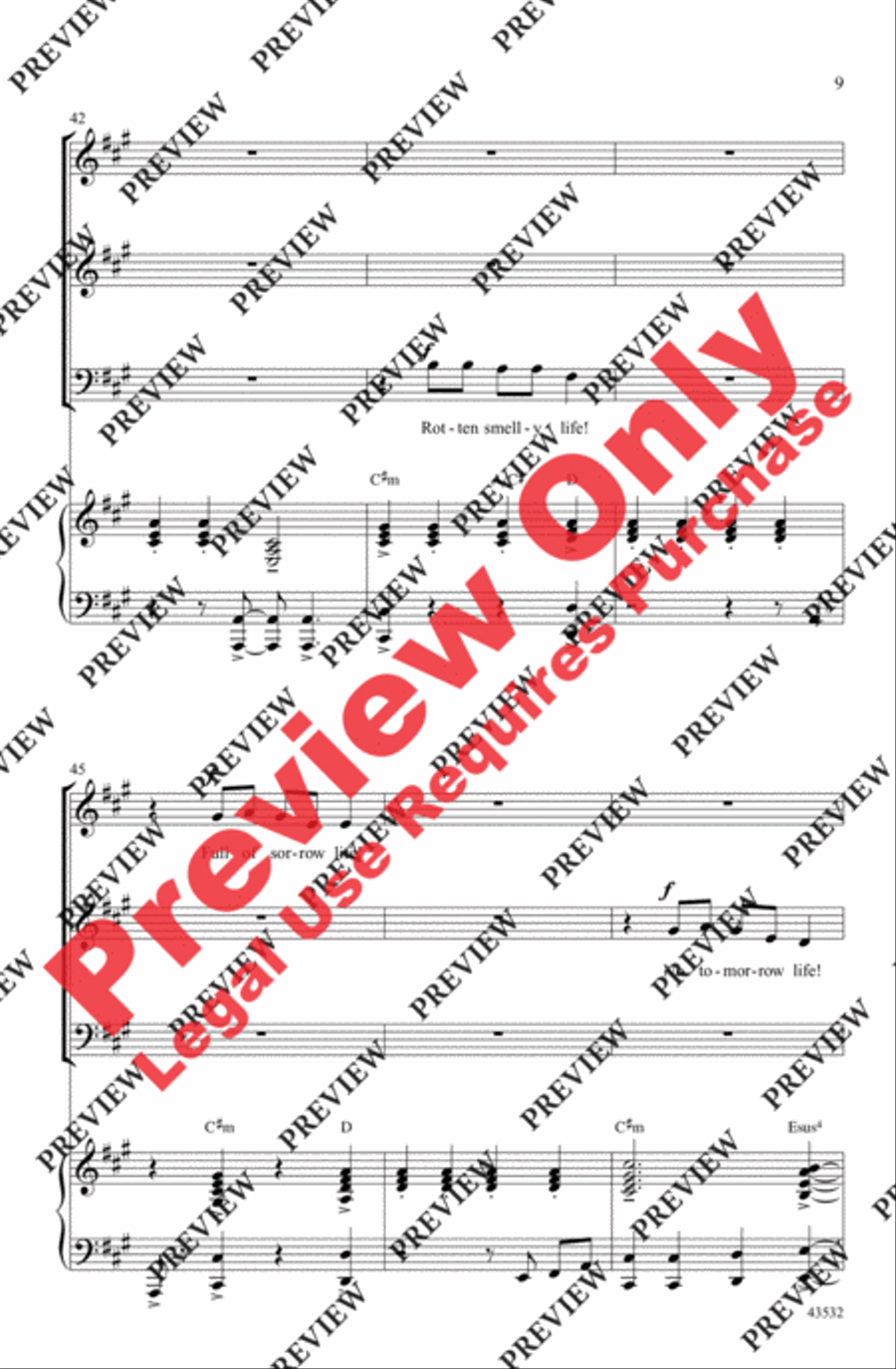 It's the Hard-Knock Life It's the Hard-Knock Life 3-Part scores gallery preview page 23