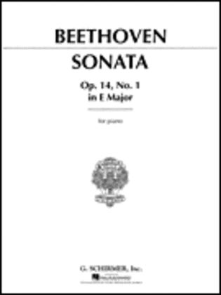 Book cover for Sonata in E Major, Op. 14, No. 1