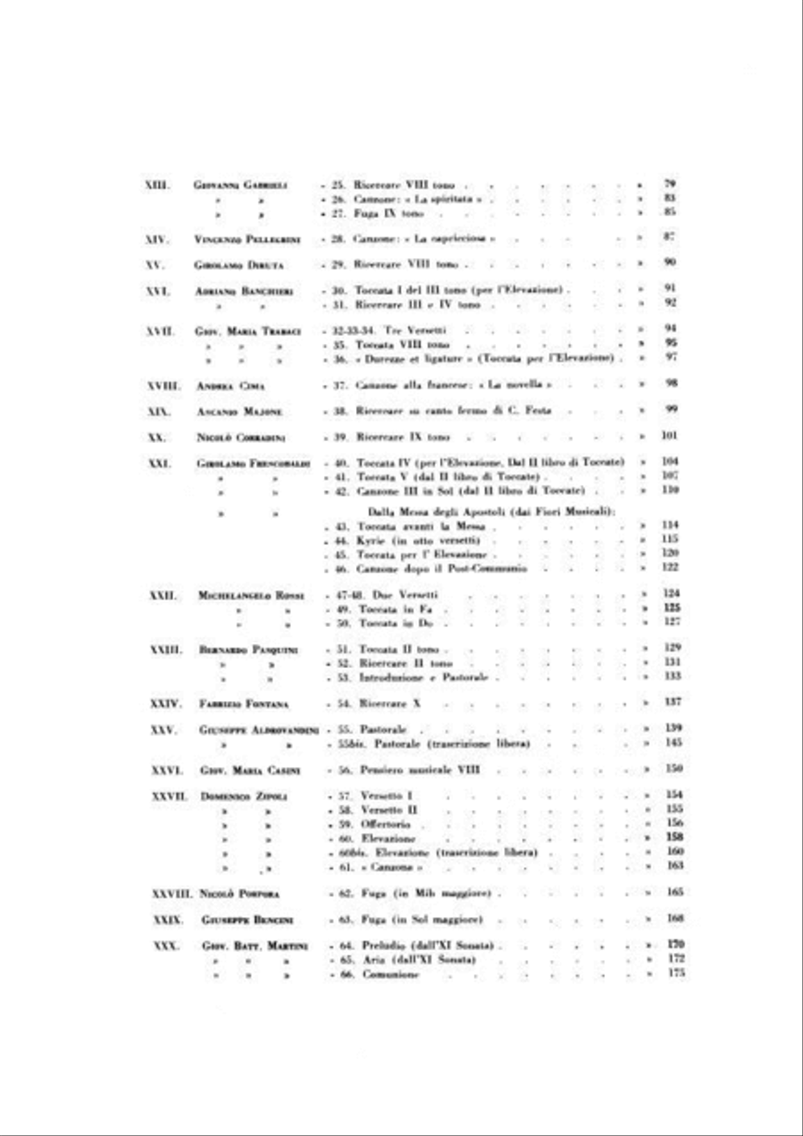 Classici Italiani Dell'Organo