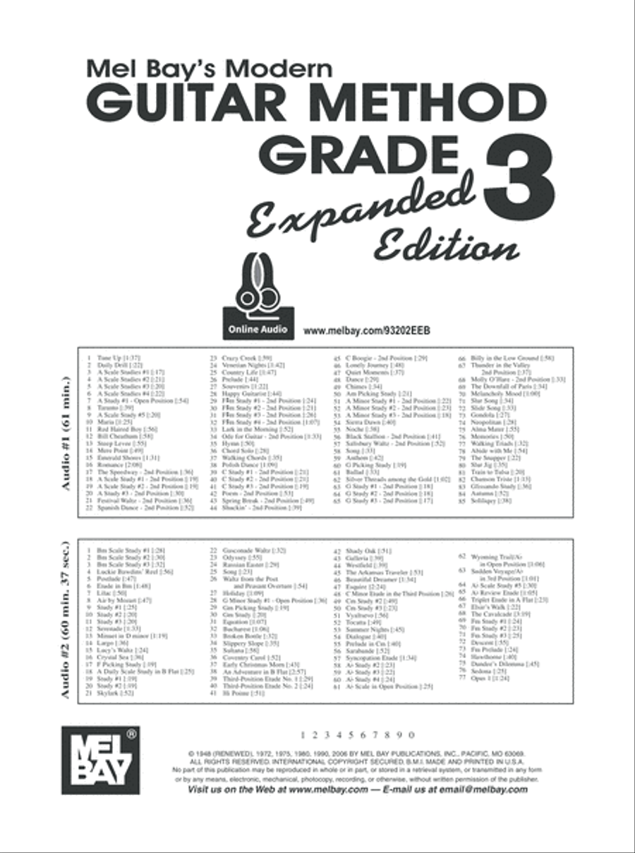 Modern Guitar Method Grade 3, Expanded Edition Guitar scores gallery preview page 2