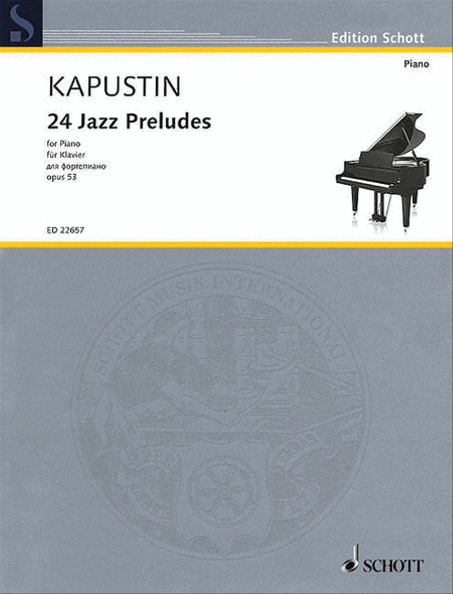 24 Jazz Preludes, Op. 53 24 Jazz Preludes, Op. 53 Piano Solo scores gallery preview page 1