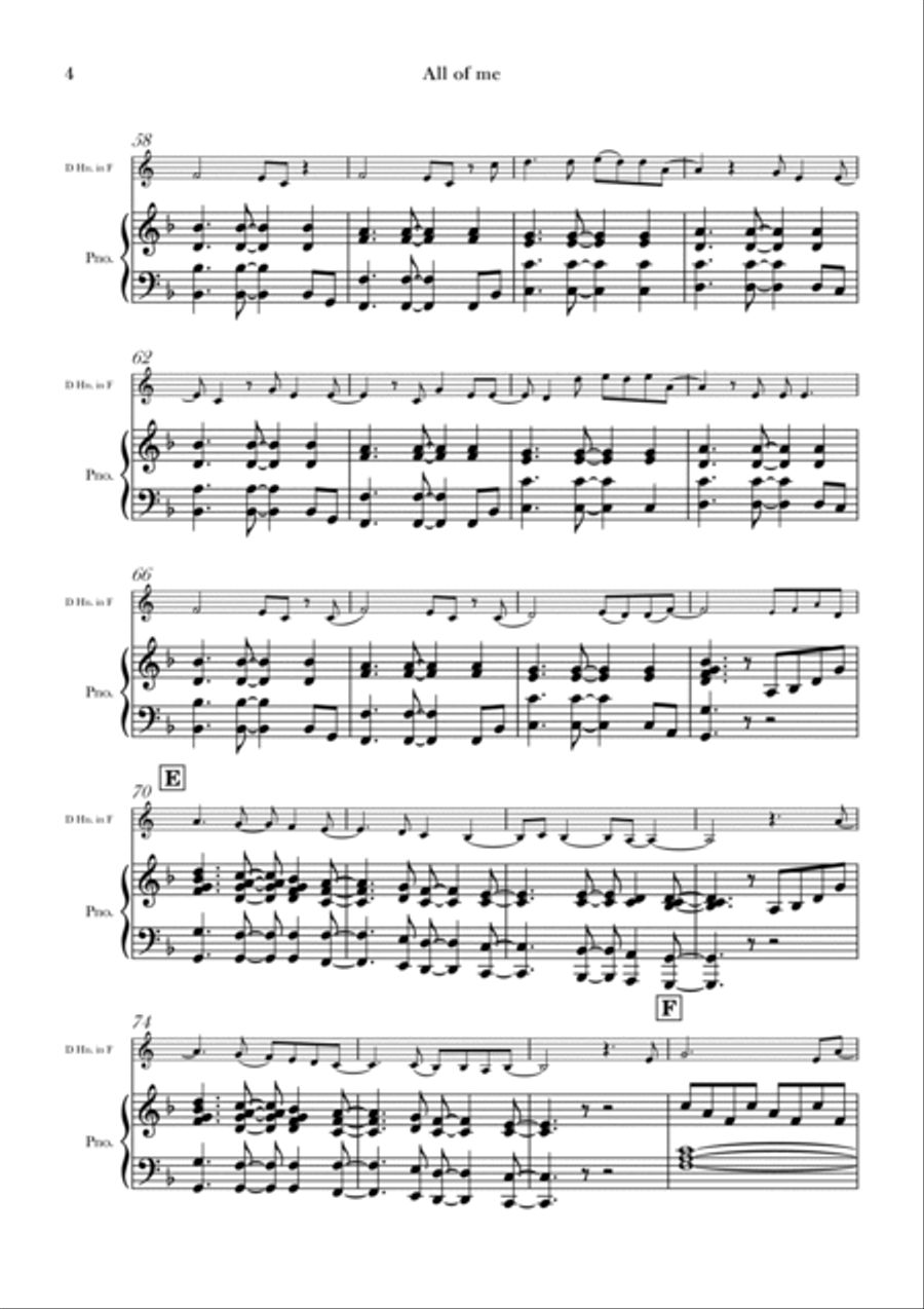 All Of Me All Of Me Chamber Music scores gallery preview page 4