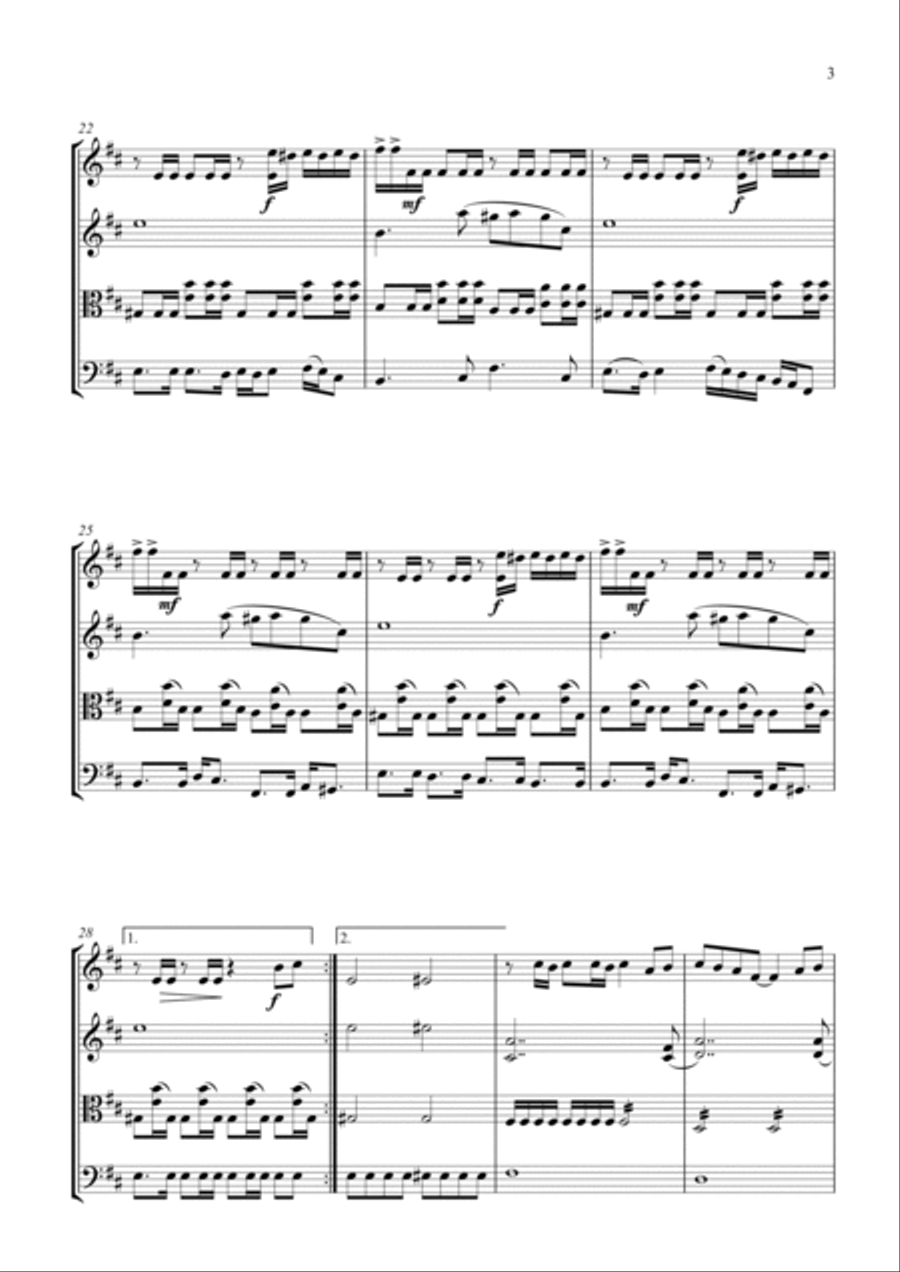 Ruby String Quartet scores gallery preview page 3