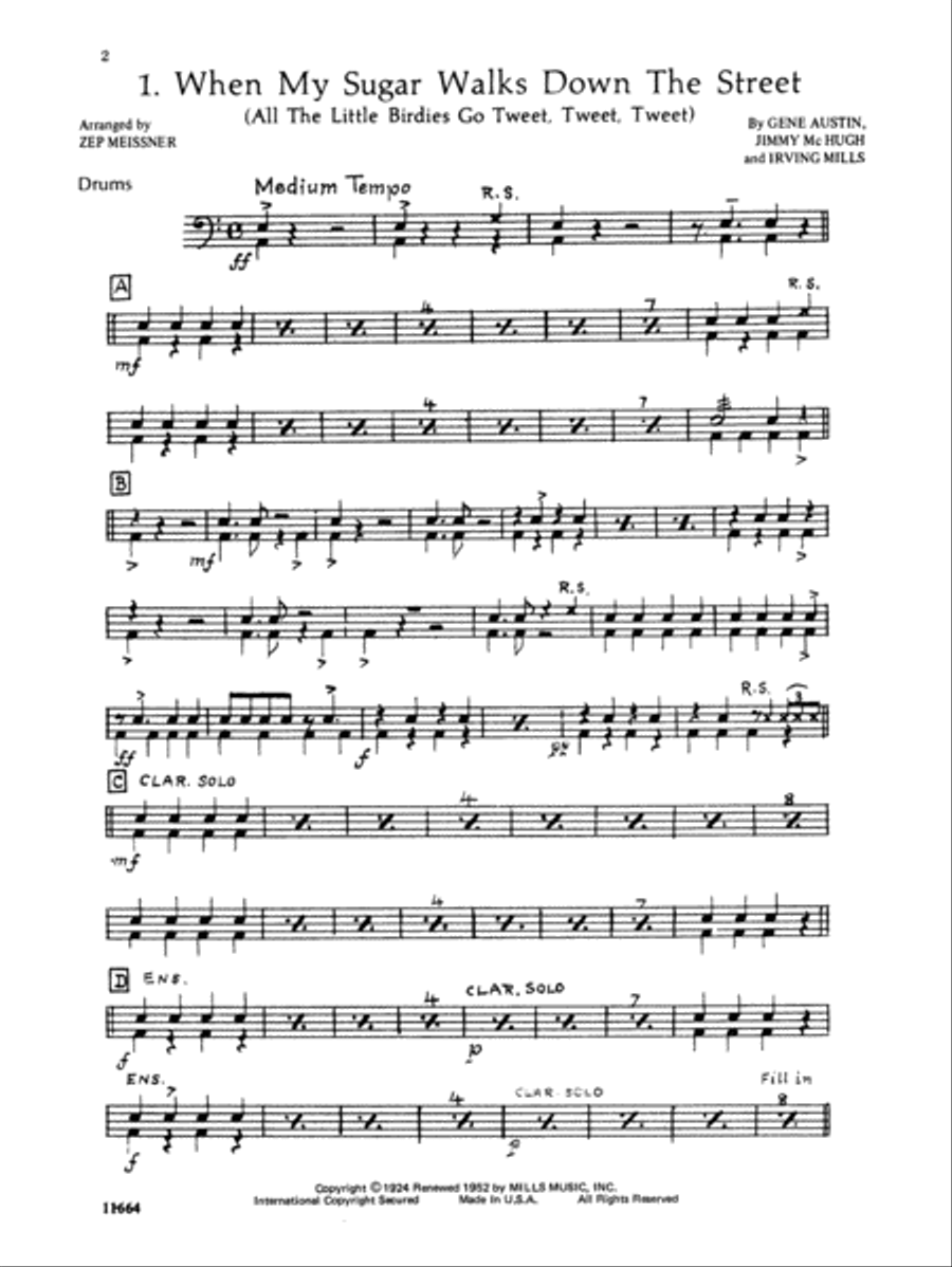 Dixieland Beat (Drums) Dixieland Beat (Drums) Jazz Ensemble scores gallery preview page 6
