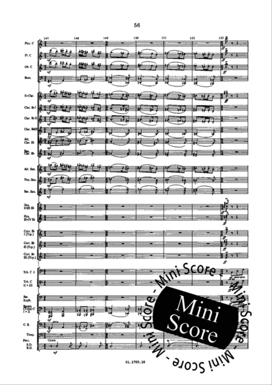 Windmusic Opus 123 Concert Band scores gallery preview page 62