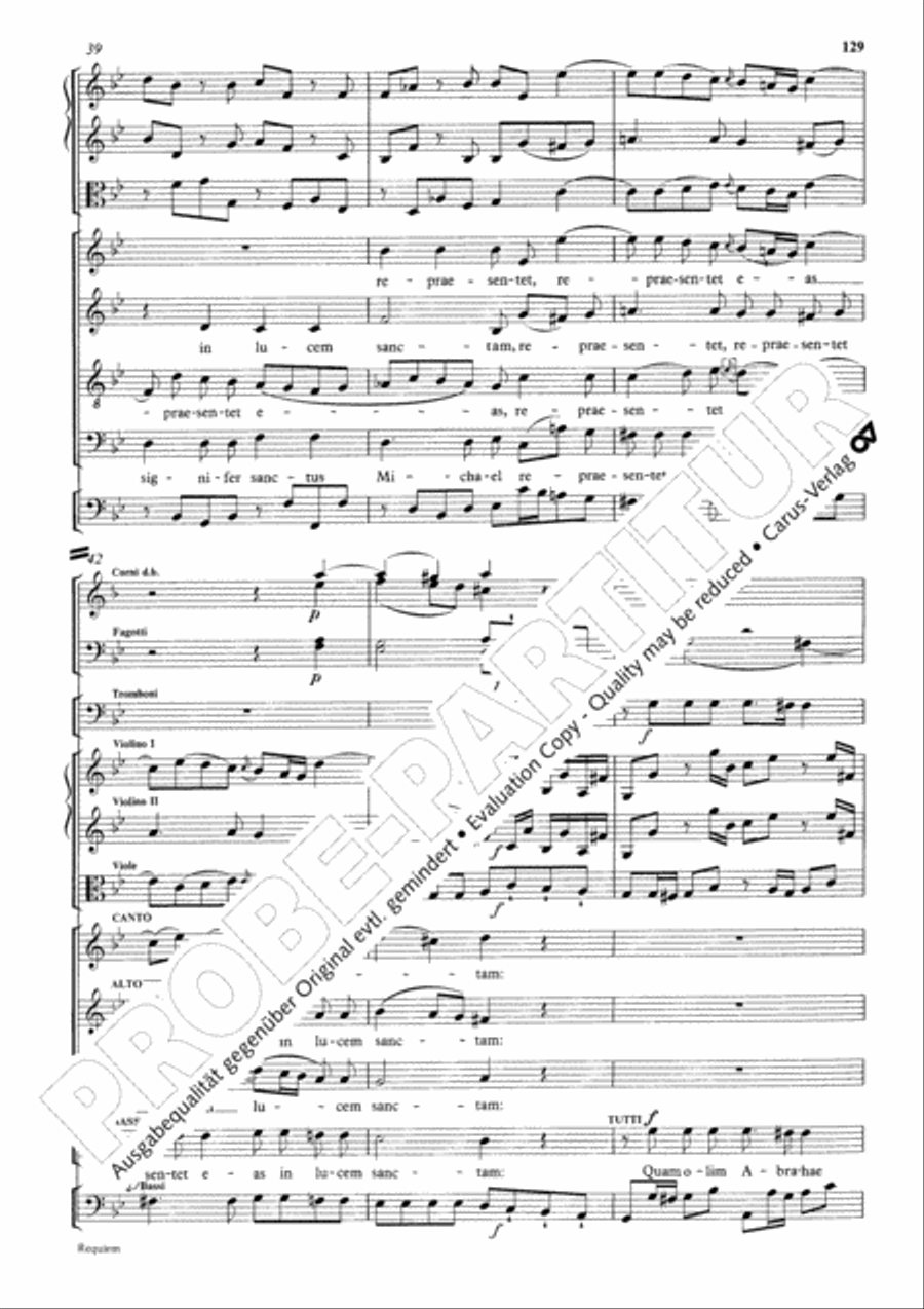 Requiem Requiem 4-Part scores gallery preview page 136