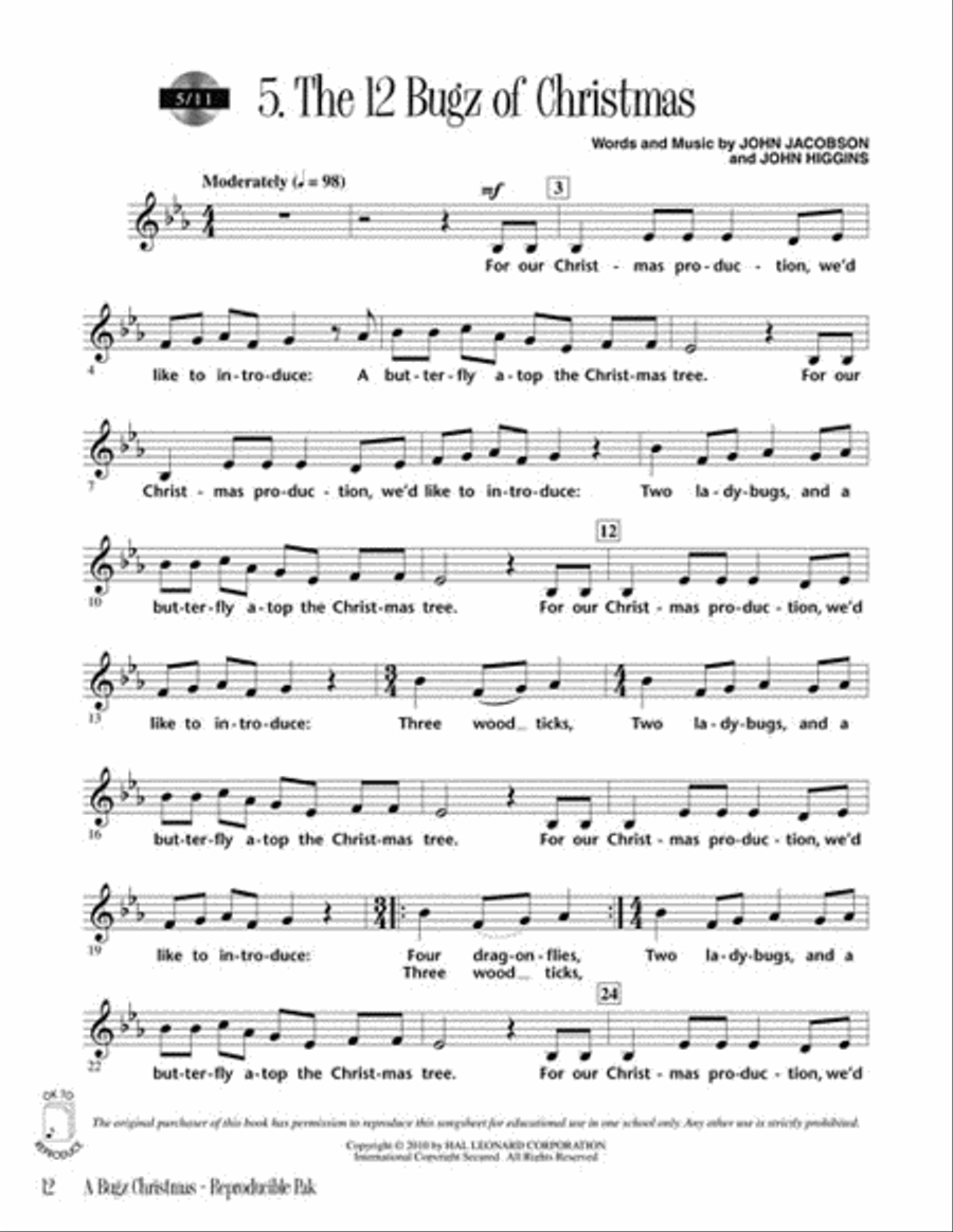 A Bugz Christmas Choir scores gallery preview page 6