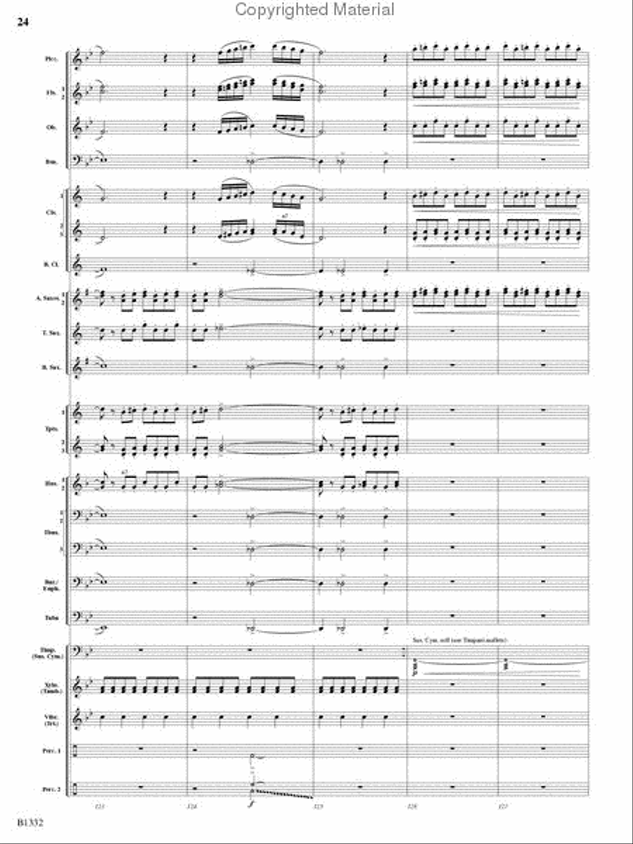 Thunderscape Concert Band scores gallery preview page 25