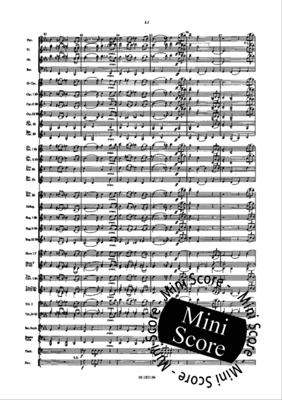 Marche Nuptiale Concert Band scores gallery preview page 19