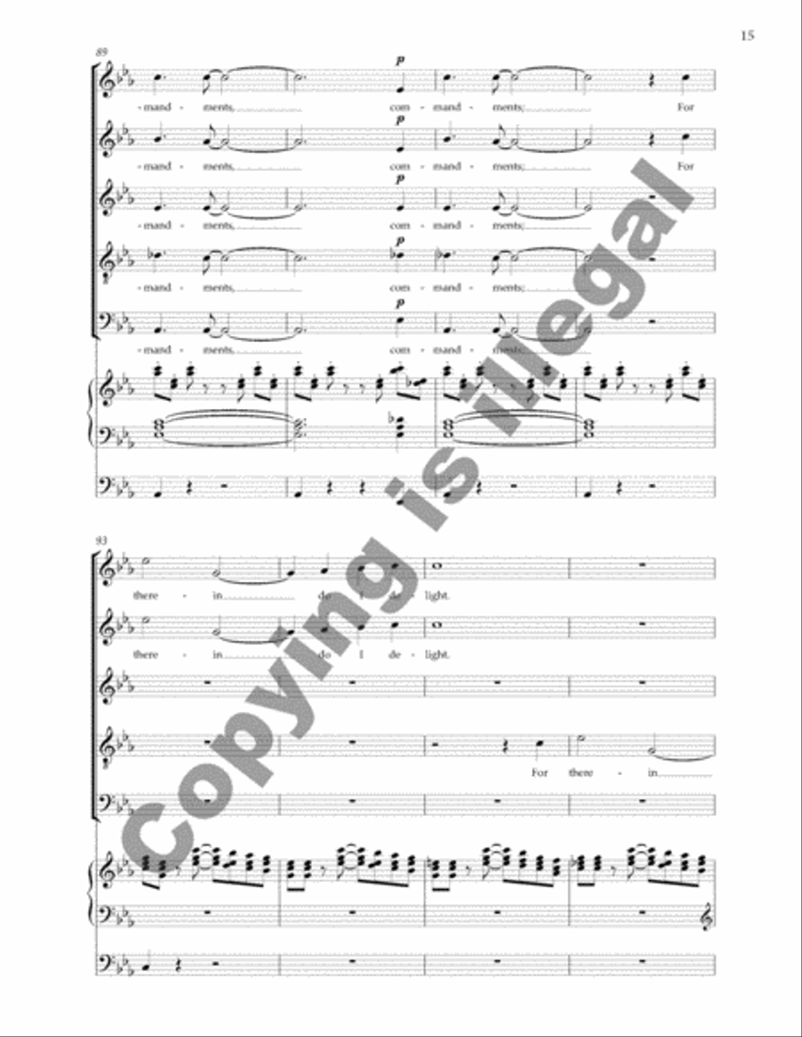 Open thou mine eyes Open thou mine eyes SSATB scores gallery preview page 13