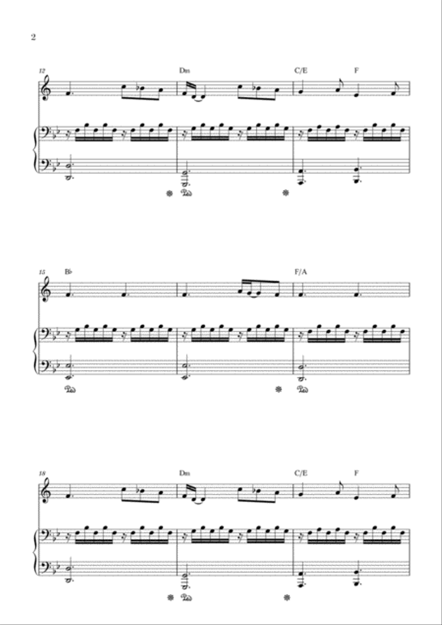 A Thousand Years A Thousand Years Piano, Vocal, Guitar scores gallery preview page 2