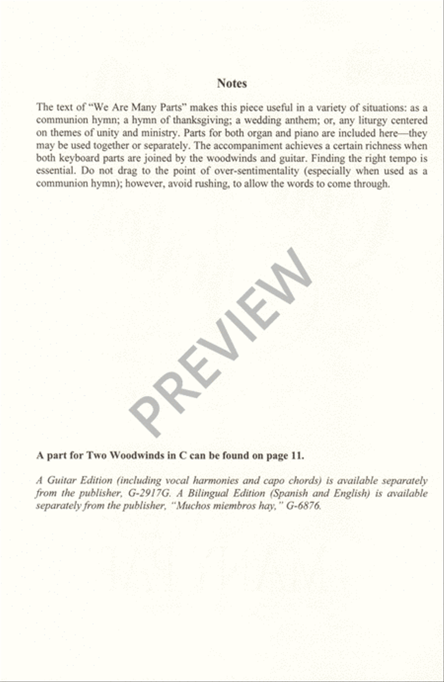We Are Many Parts - Haugen 4-Part scores gallery preview page 3