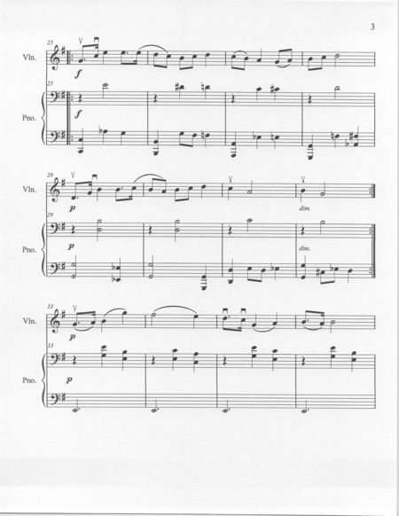 "Mazurka" by Nikolai Myaskovsky for Violin and Piano