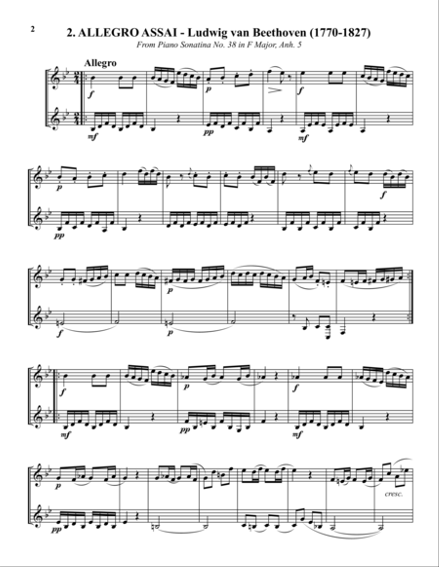 20 Duets for Horn Brass Duet scores gallery preview page 2