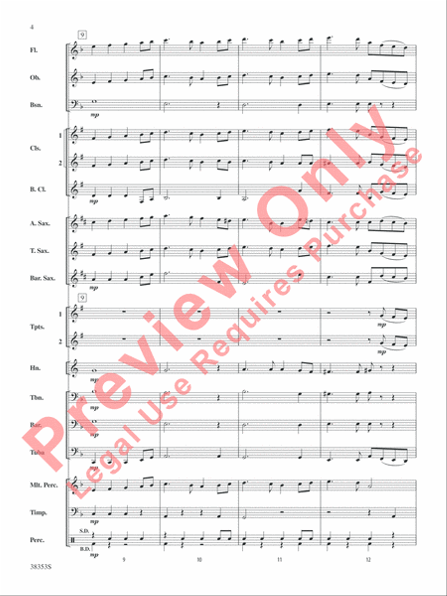Swan Lake Swan Lake Concert Band scores gallery preview page 5