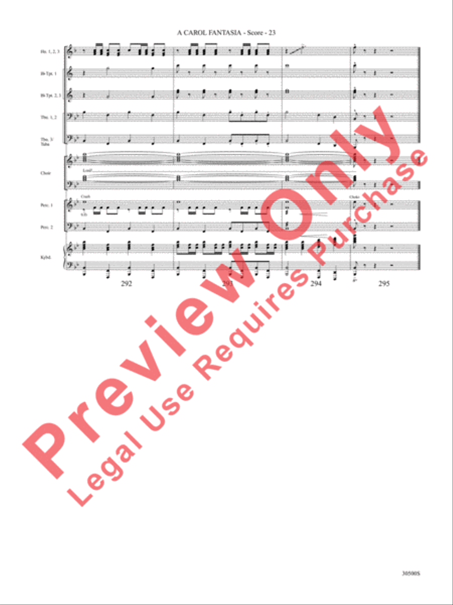 A Carol Fantasia A Carol Fantasia Choir scores gallery preview page 24