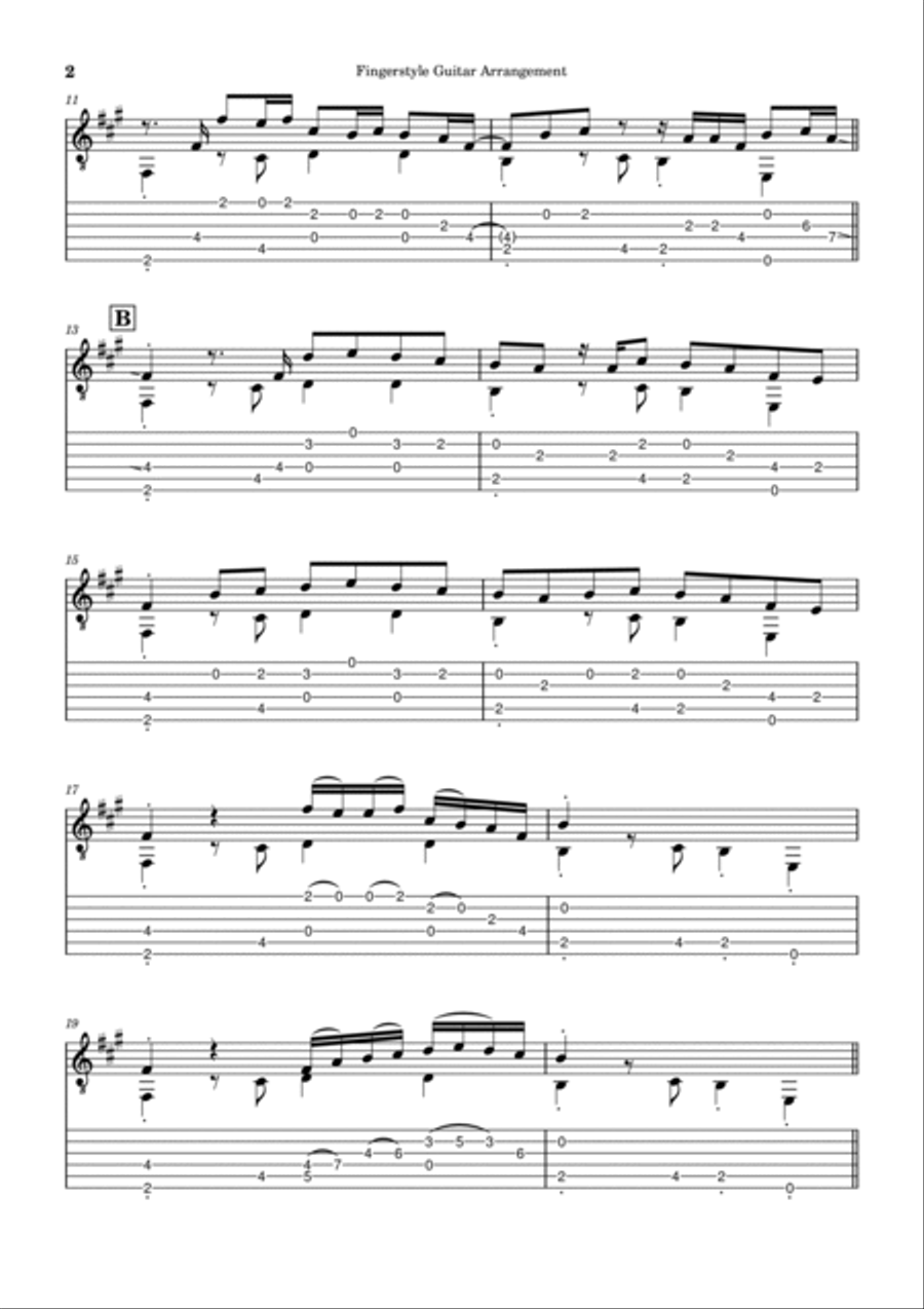 Why D'you Only Call Me When You're High? Guitar Solo scores gallery preview page 2