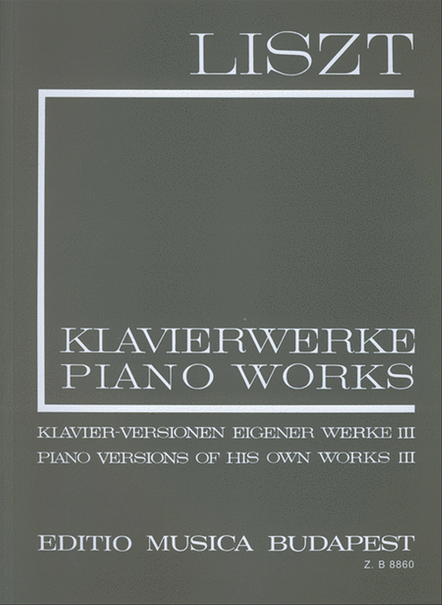 Klavierversionen 3 Eigener Werk Piano Solo scores gallery preview page 1