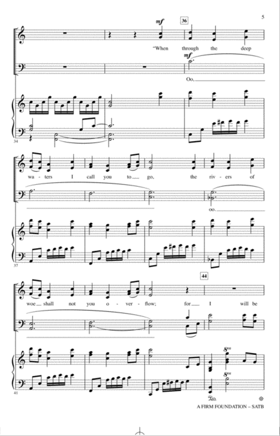 A Firm Foundation 4-Part scores gallery preview page 4