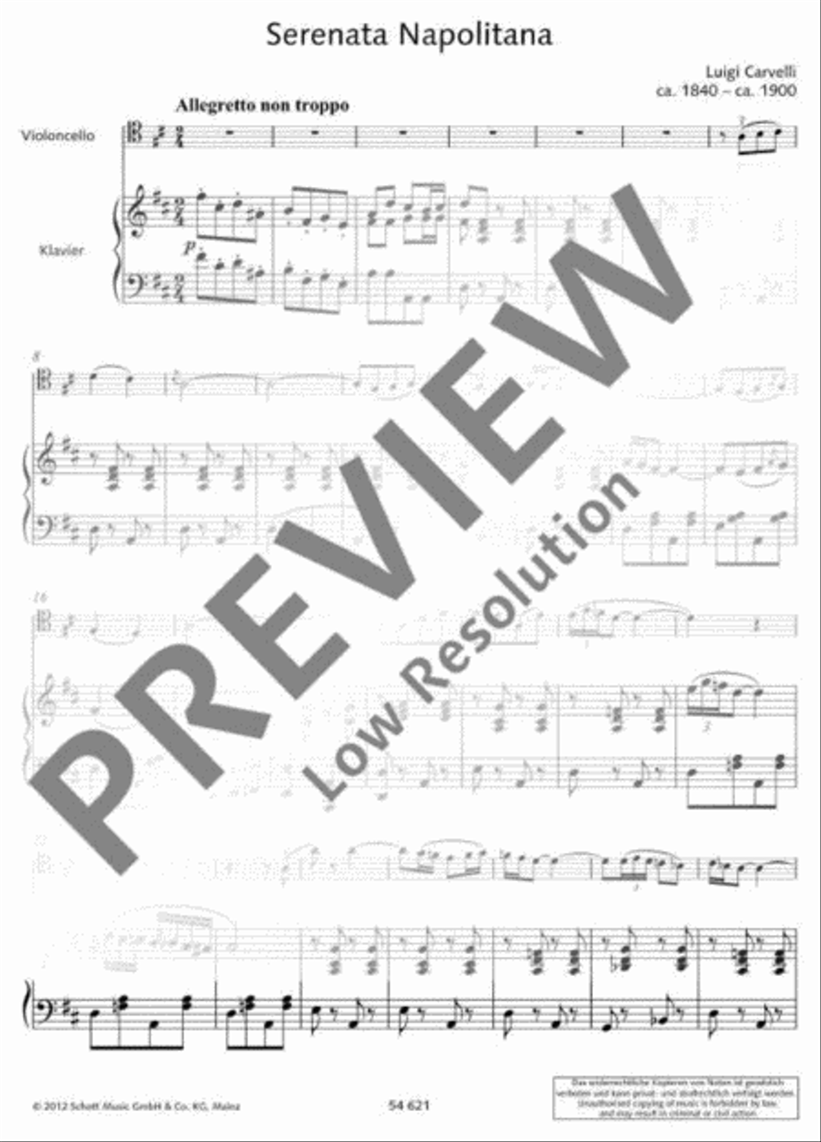 Serenata Napolitana Piano Accompaniment scores gallery preview page 3