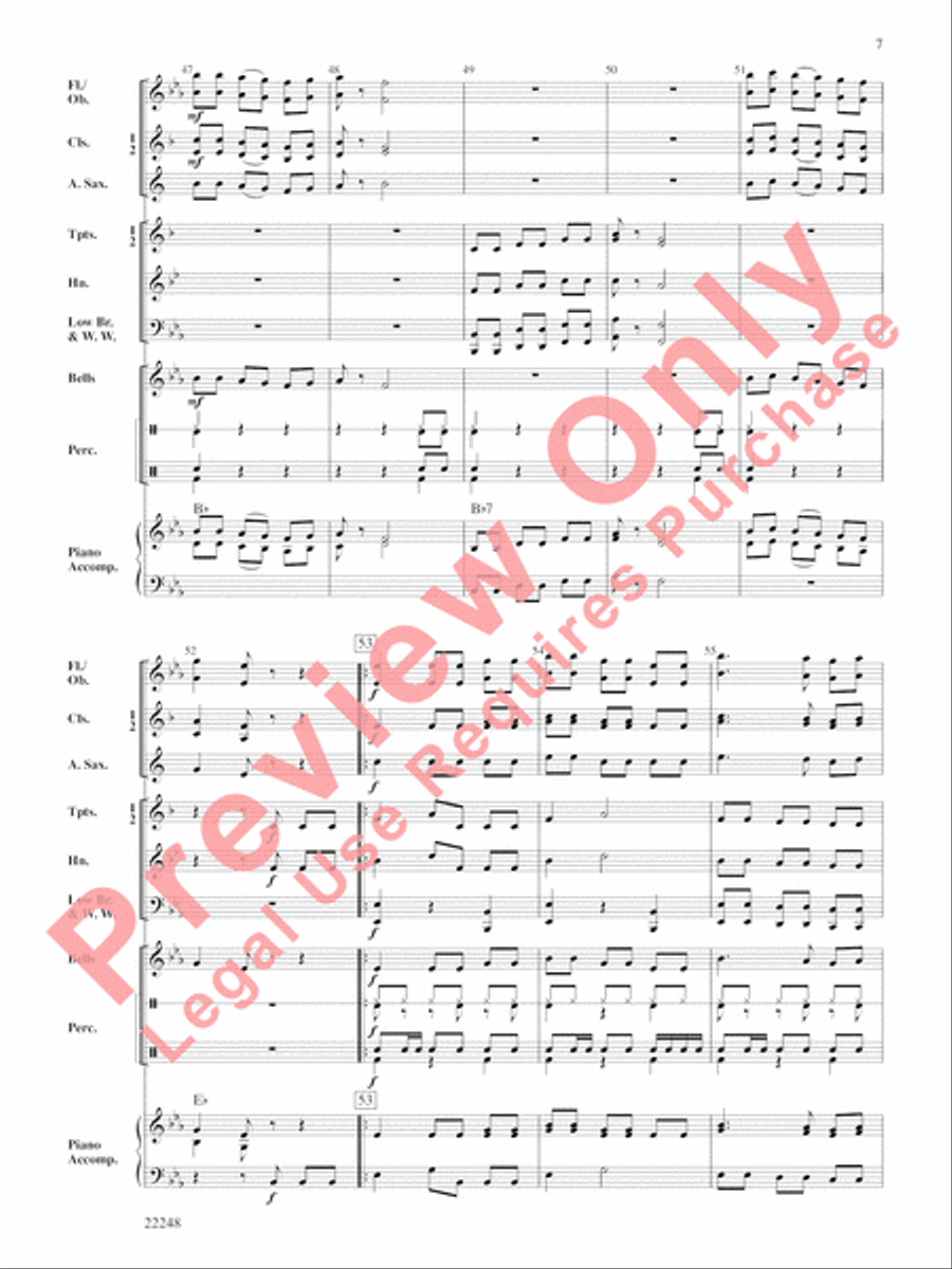 Canciónes Mexicanas Concert Band scores gallery preview page 8