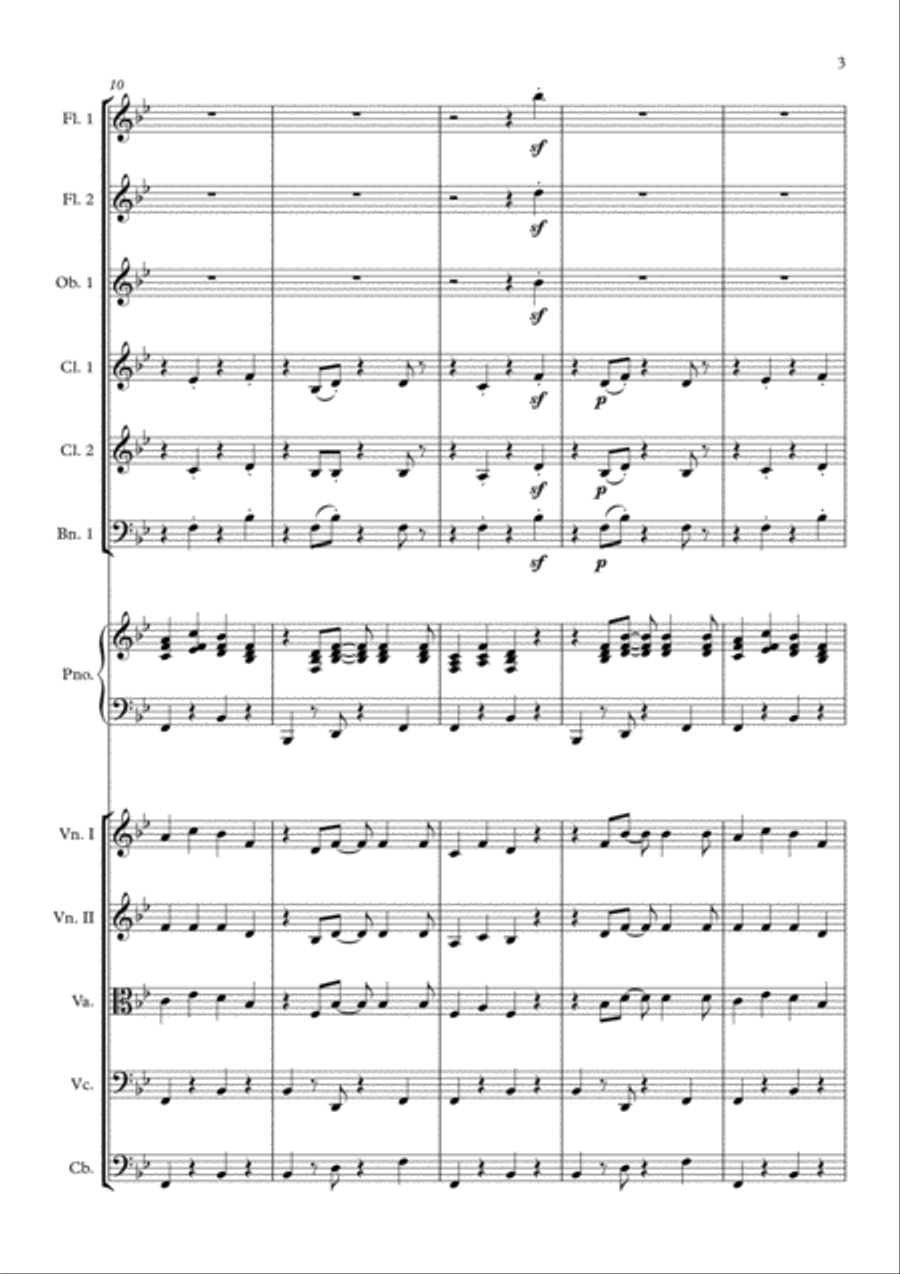 Under The Sea Chamber Orchestra scores gallery preview page 4