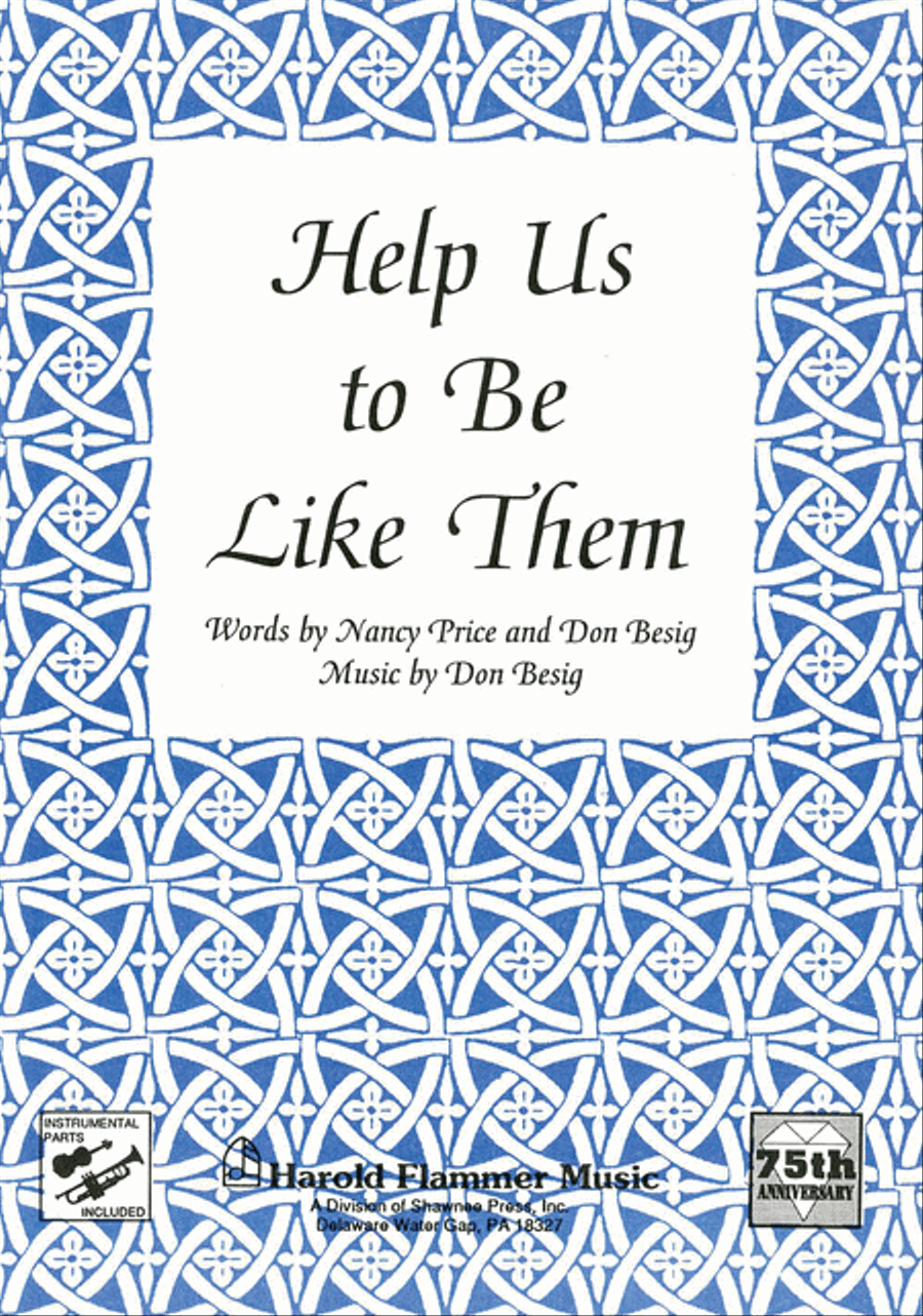 Help Us to Be Like Them 4-Part scores gallery preview page 1