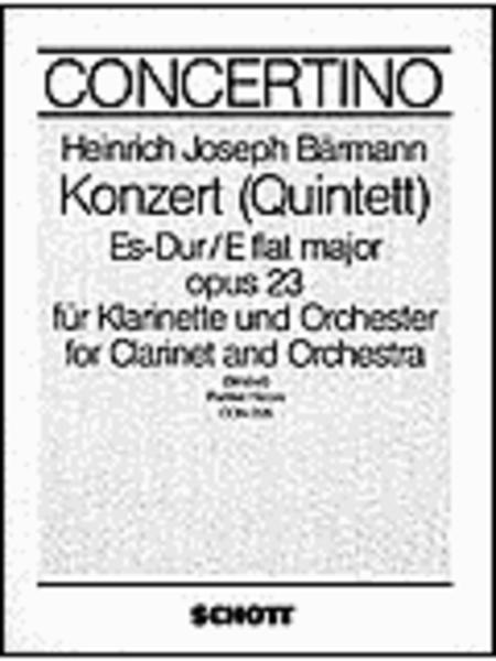 Concerto E flat Major Op. 23