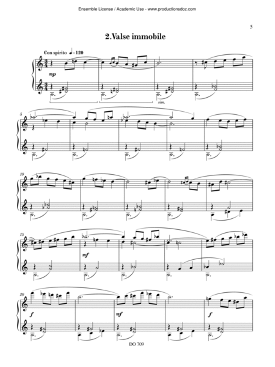 Six pièces pittoresques Six pièces pittoresques Piano Solo scores gallery preview page 5