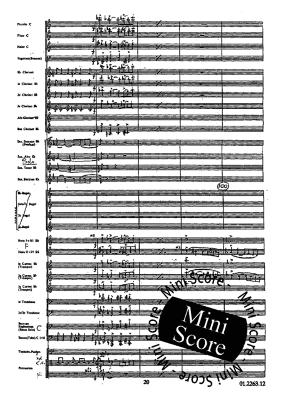 Concerto Grosso Concert Band scores gallery preview page 24