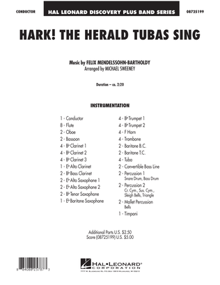 Book cover for Hark! The Herald Tubas Sing - Full Score
