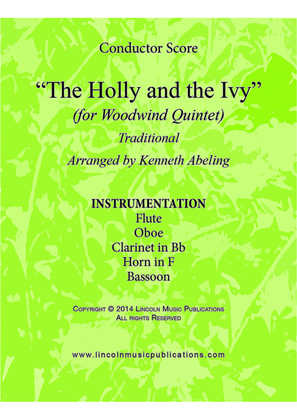 The Holly and the Ivy (for Woodwind Quintet)