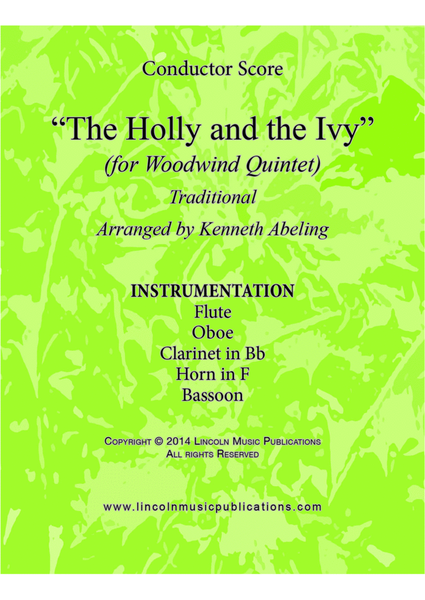The Holly and the Ivy (for Woodwind Quintet) image number null