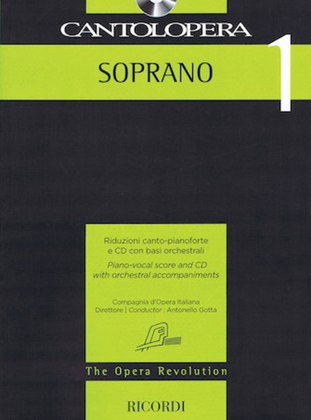 Book cover for Cantolopera: Soprano 1
