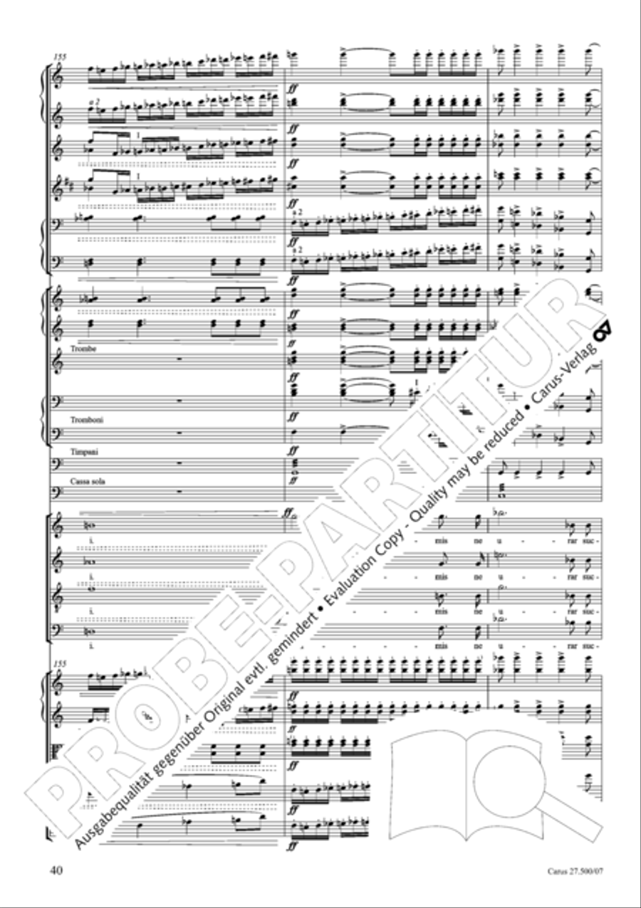 Quattro pezzi sacri Orchestra scores gallery preview page 41