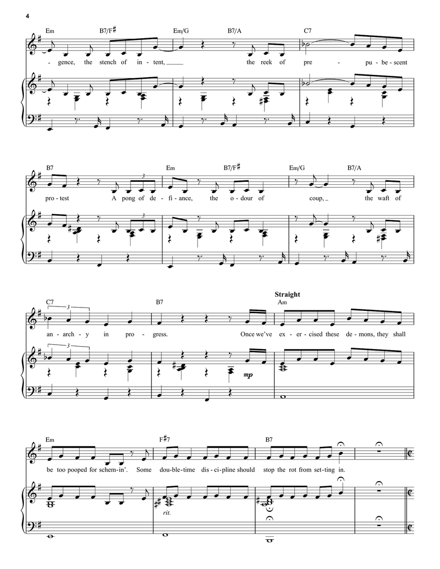The Smell Of Rebellion (from the Netflix movie Matilda The Musical) Voice scores gallery preview page 4