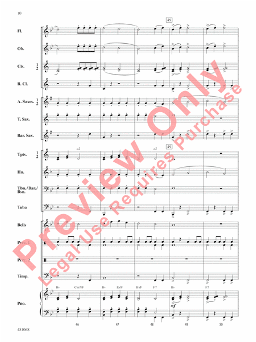 Fanfare and Festival Fanfare and Festival Concert Band scores gallery preview page 11