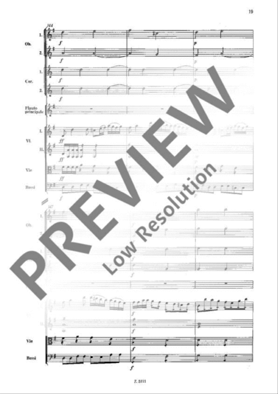 Concerto No. 4 G major Concerto No. 4 G major Orchestra scores gallery preview page 19