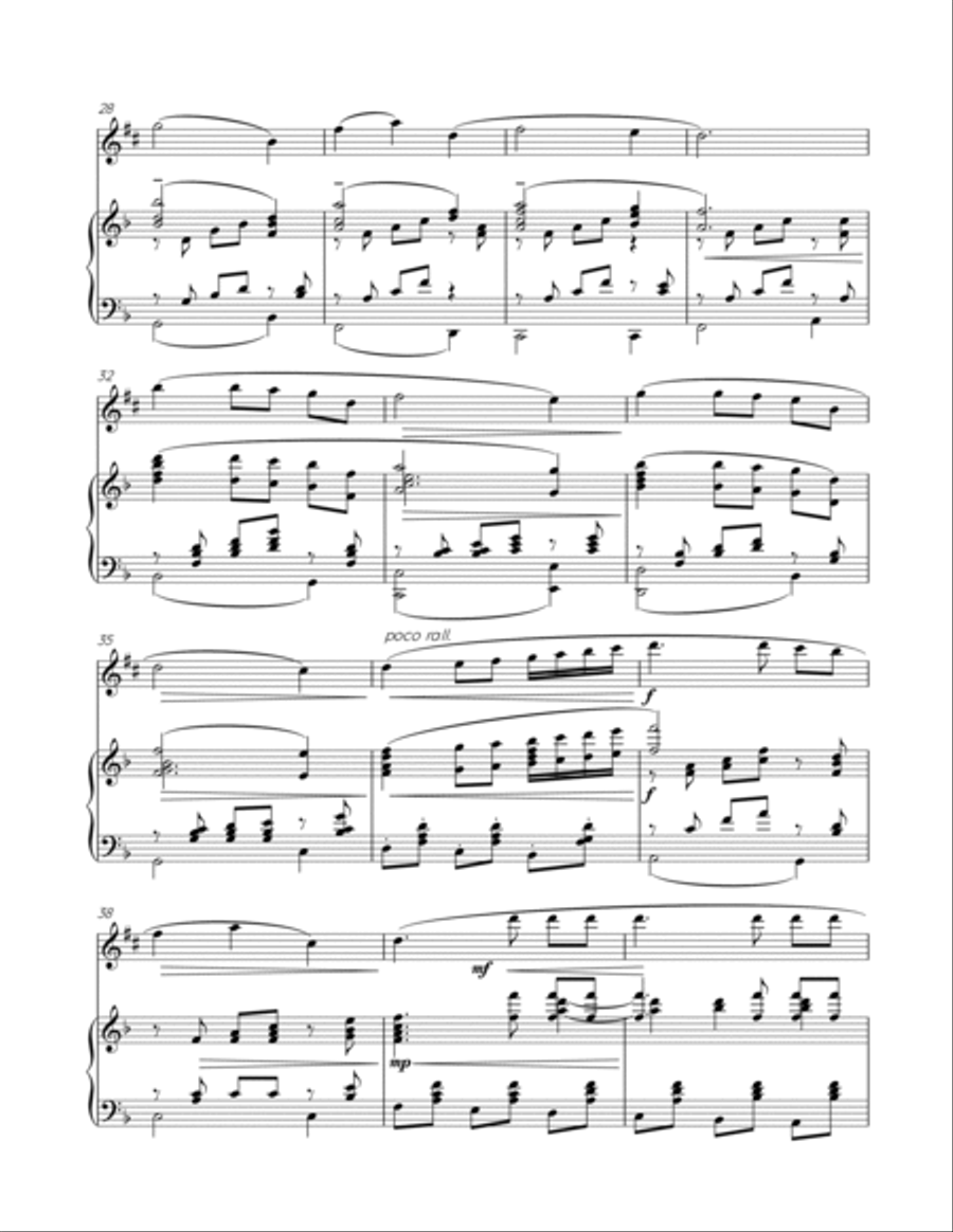 AVE MARIA MASCAGNI for Alto Saxophone & Piano Alto Saxophone scores gallery preview page 3