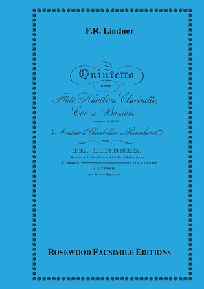 Book cover for Wind Quintet, Op. 1