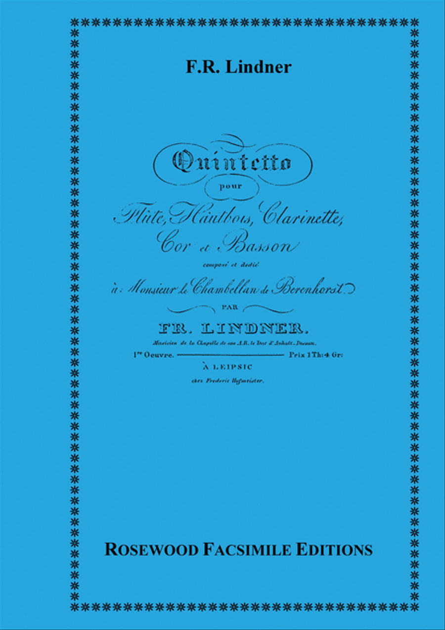 Wind Quintet, Op. 1 Wind Quintet, Op. 1 Woodwind Quintet scores gallery preview page 1