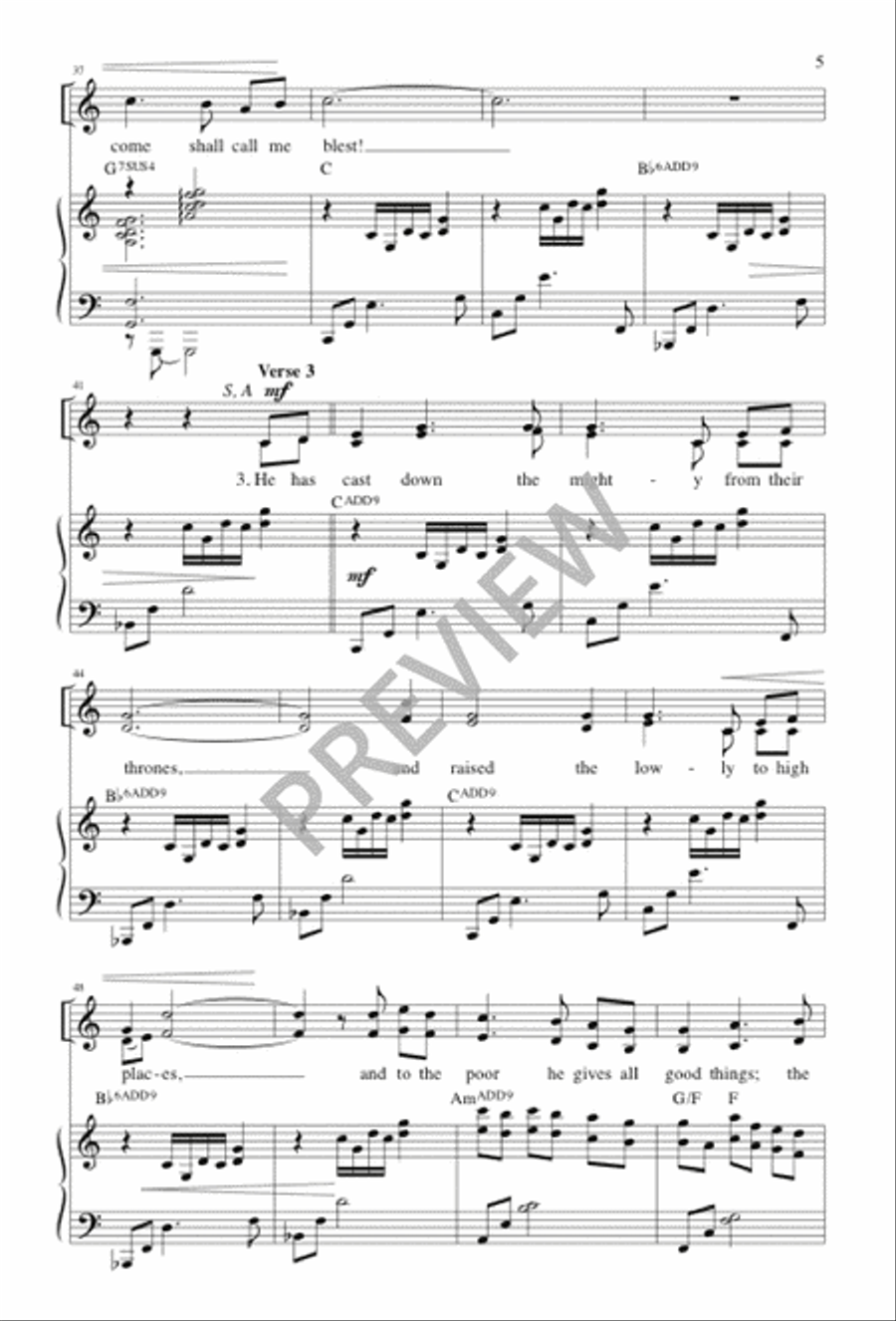 Magnificat 2-Part scores gallery preview page 5