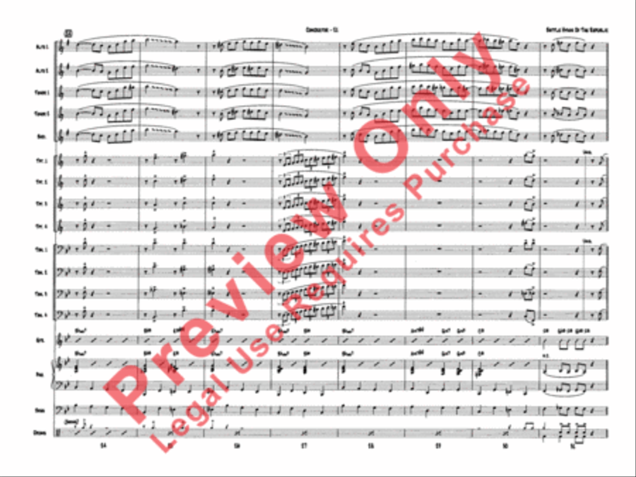 Superset #5: The Patriotic Collection (Medley) Jazz Ensemble scores gallery preview page 22